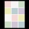 Flipside Assorted Pastel Color Repositionable Dry Erase Stickables W/4in Dry Erase Markers 3in X3in, 24PK 95533 - alternate 1
